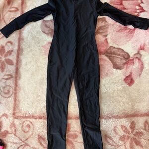 Black Long Sleeve Jumpsuit Size M Kids